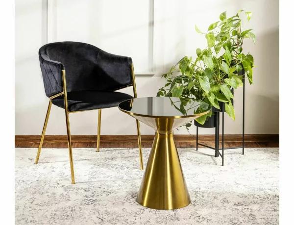 Стол Bono Velvet в цвят бордо - Image 3
