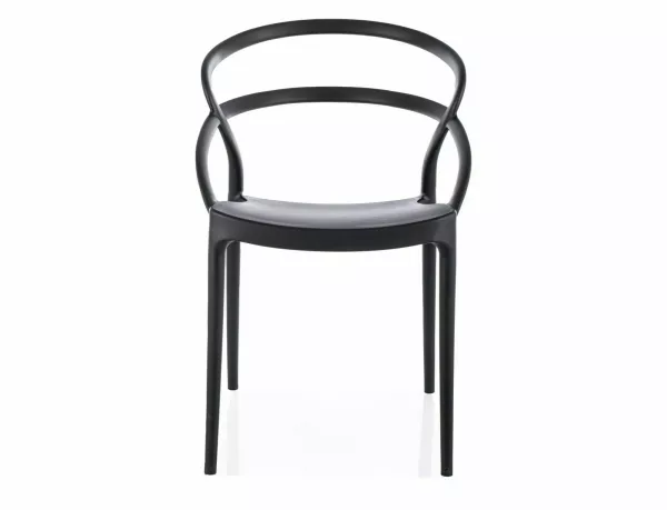Стол Glis в черен цвят - Image 2