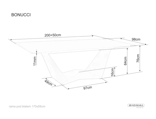 Маса Bonucci Ceramic Statuario Venato бяла - Image 9