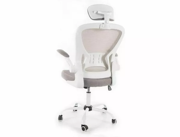 Офисен въртящ се фотьойл Q-639 сив - Image 3