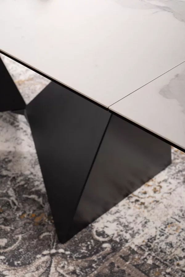 Маса Peterson Ceramic Statuario Venato бяла - Image 3
