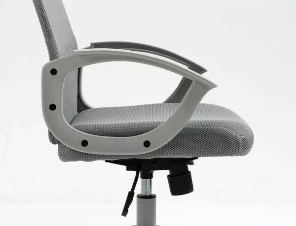 Офисен въртящ се фотьойл Q-026 сив - Image 9
