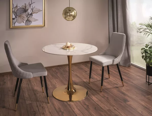 Стол Piano Velvet в цвят бордо - Image 6