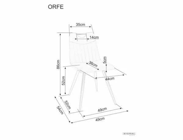 Стол Орфей Велюр Синьо - Image 3