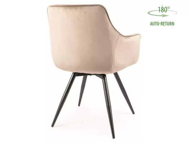 Стол Mango Velvet в цвят манго - Image 3