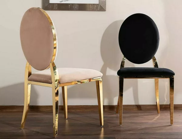 Стол King Velvet в цвят кралско синьо - Image 4