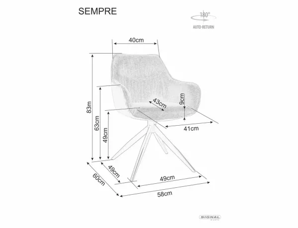 Стол Sempre Brego в черно - Image 6