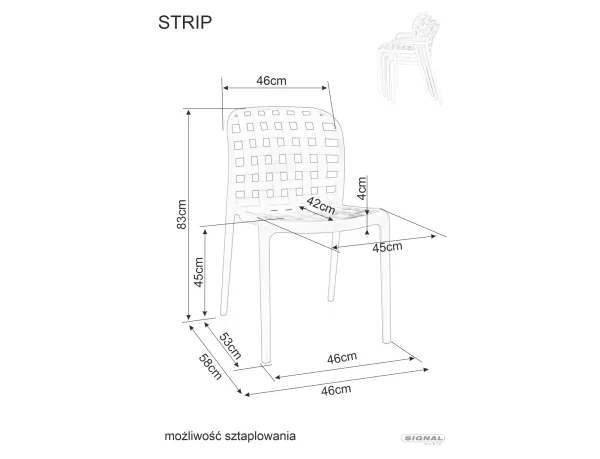 Стол Strip II в черно - Image 6
