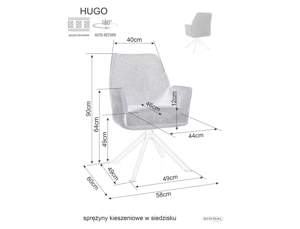 Стол Hugo Brego в черно - Image 7