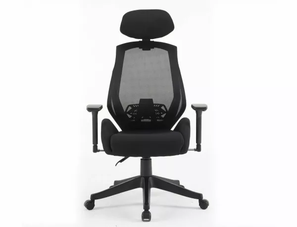 Офисен въртящ се фотьойл Q-406 М сив - Image 2