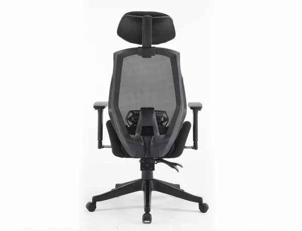 Офисен въртящ се фотьойл Q-406 М сив - Image 3