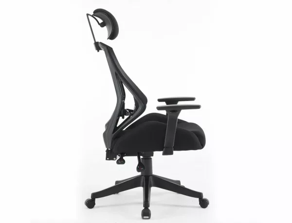 Офисен въртящ се фотьойл Q-406 М сив - Image 4