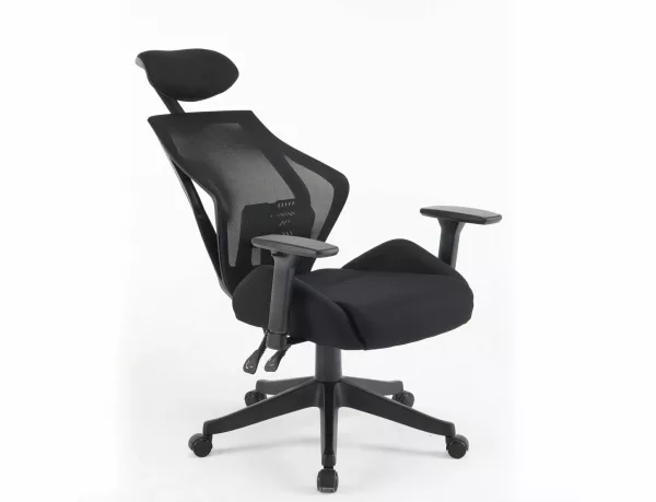 Офисен въртящ се фотьойл Q-406 М сив - Image 8