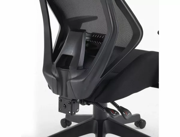 Офисен въртящ се фотьойл Q-406 М сив - Image 9