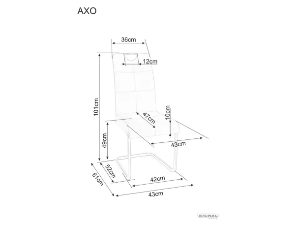 Стол Axo Brego в черно - Image 2