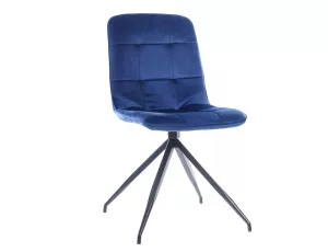 Стол Texo Velvet, тъмносин