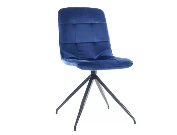 Стол Texo Velvet, тъмносин