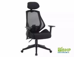 Офисен въртящ се фотьойл Q-406 М сив