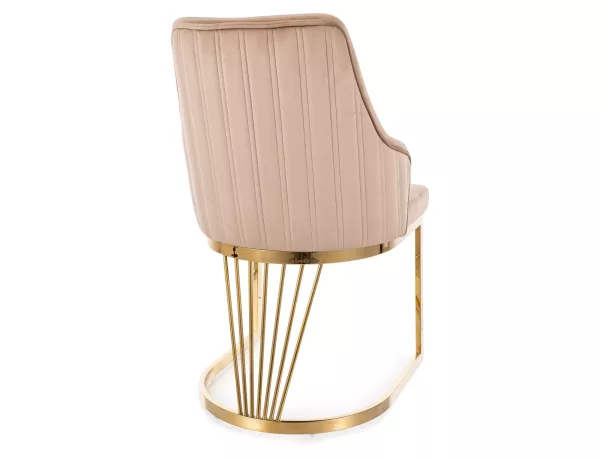 Стол Alure Velvet в кадифе, цвят бордо - Image 2