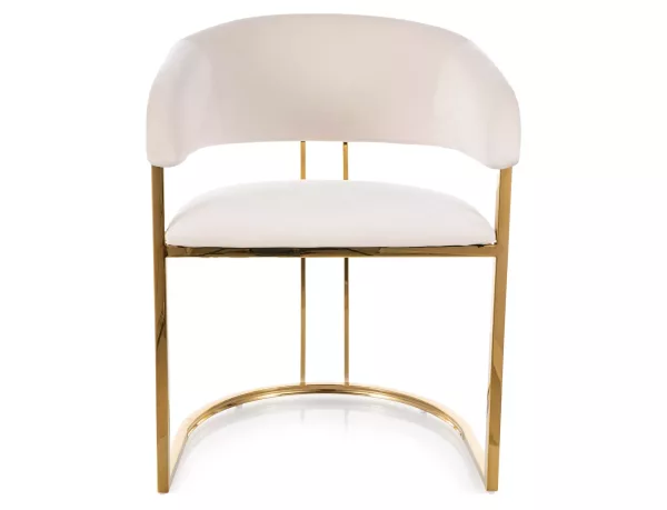 Стол Tulipe Velvet в цвят бордо - Image 3