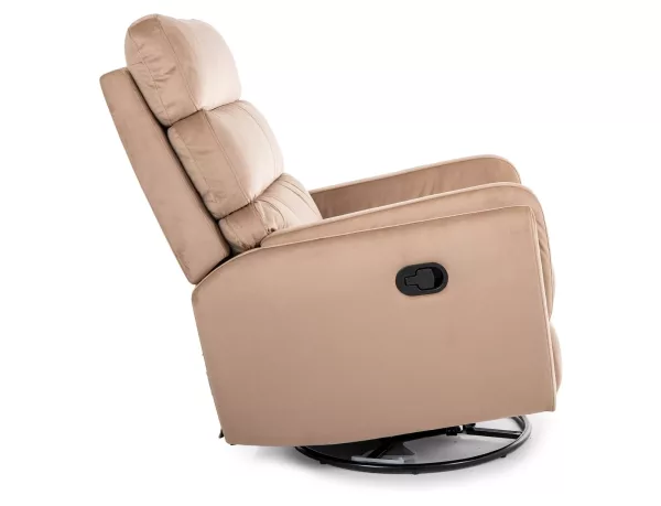 Разтегателен фотьойл Argos Velvet розов - Image 5