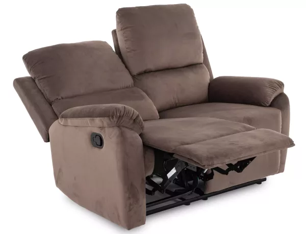 Разтегателен диван Spencer 2 Velvet кафяв - Image 4
