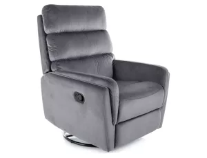 Разтегателен фотьойл Argos Velvet розов