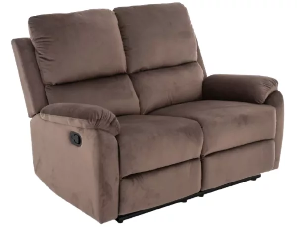 Разтегателен диван Spencer 2 Velvet кафяв