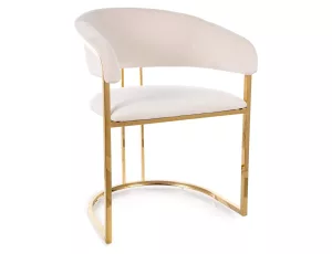 Стол Tulipe Velvet в цвят бордо