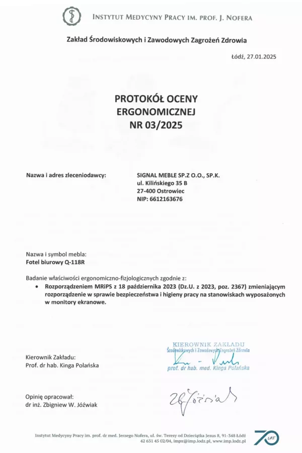 Офисен въртящ се фотьойл Q-118R черен - Image 11