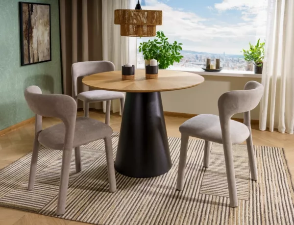 Стол Vico Wind в цвят бяло - Image 4