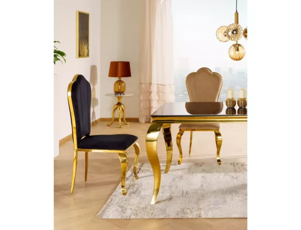 Стол Queen Velvet в цвят бордо - Image 6