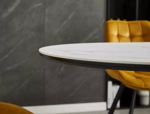 Трапезна маса Gaston Ceramic 140 бяла - Image 6
