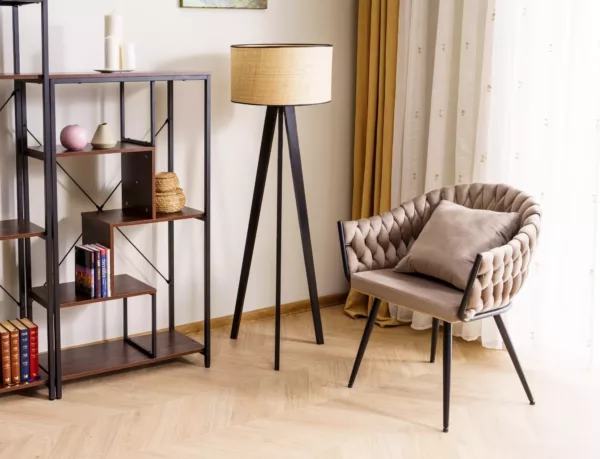 Стол Nuvo Velvet, кадифе, черен - Image 6