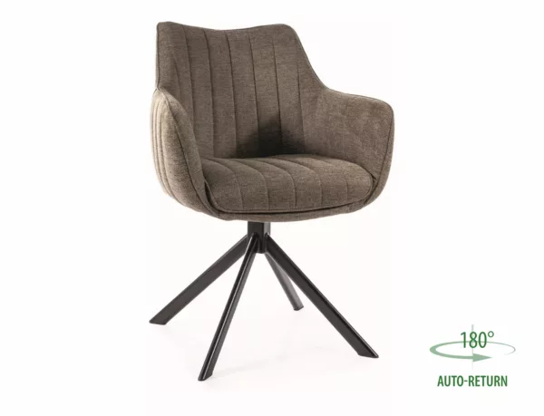 Кресло с кадифена тапицерия Azalia/  Азалия 119x92x71см – Зелено - Image 9