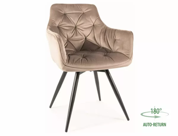 Стол Mango Velvet в цвят манго - Image 6