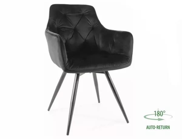 Стол Mango Velvet в цвят манго - Image 6