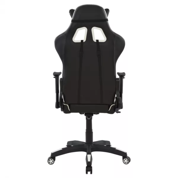 Геймърски офис стол Speed Black White PU 68,5 x 71,5 x 133,5 cm - Image 7