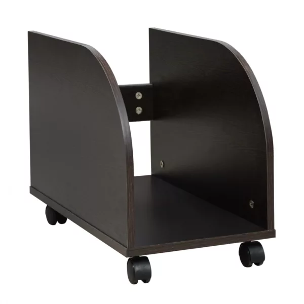 Wheeled база за компютър Wenge 29,5x50x40 cm